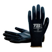 LUVA POLY REV/PALMA PU PRETO 500NG2P URETAN * LUVA POLY REV/PALMA PU PRETO 500NG2P URETAN *